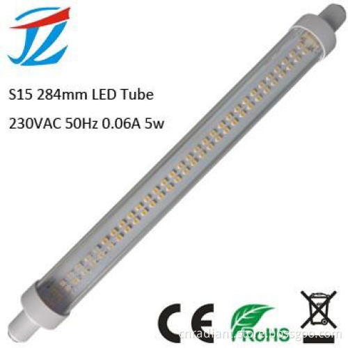 S15 led tube, 284mm 5watt, CE&RoHS standards